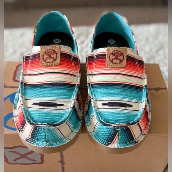 Twisted X Hooey Slip-On Sunset Shoes Size 6.5M Casual Loafers Western - Picture 3 of 12